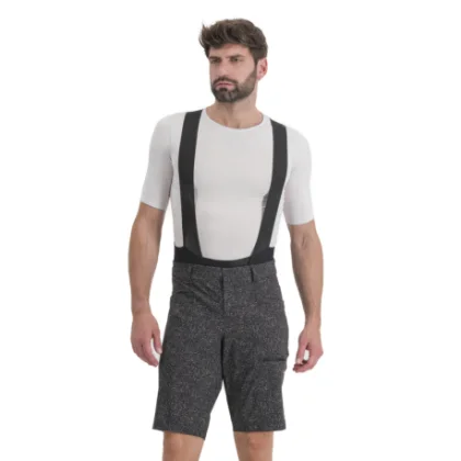 Férfi kerékpáros nadrág SPORTFUL Sky rider giara overshort, black