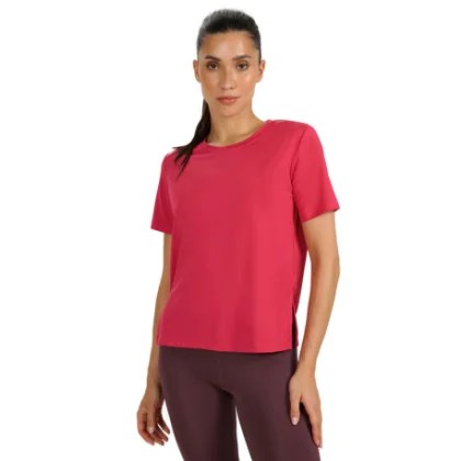 Női rövid ujjú edzőpóló 4F TSHIRT FNK F1517-WAW25TFTSF1517-54S-PINK