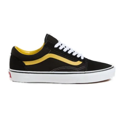 Férfi szabadidőcipő VANS Old Skool M black pop yellow