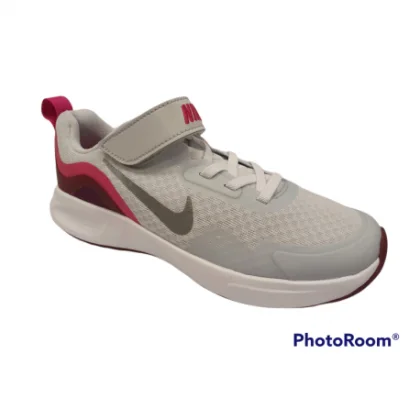 Gyerek szabadidőcipő NIKE WearAllDay K pure platinum smoke grey pink prime