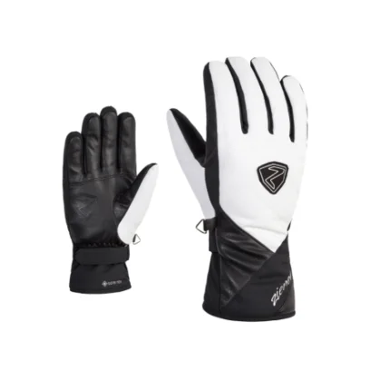 Női síkesztyűk ZIENER KAMEA GTX-801198-112-white back