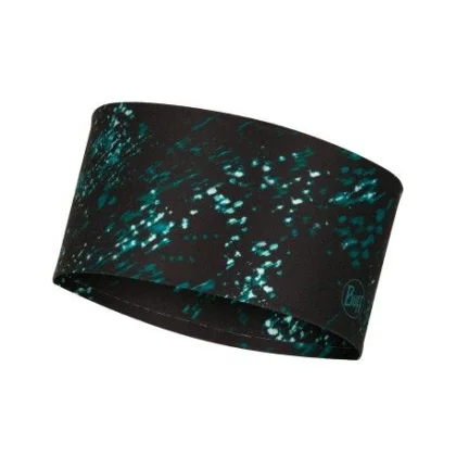 Fejpánt BUFF COOLNET UV® WIDE HEADBAND SPECKLE BLACK