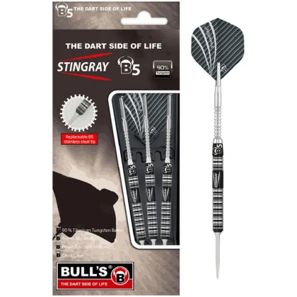 dart szett steel Bull's Stingray B5 24gr 90% titanium gravírozott