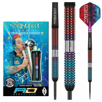 DART SZETT STEEL RED DRAGON PETER WRIGHT SPIRIT, 23g 90%