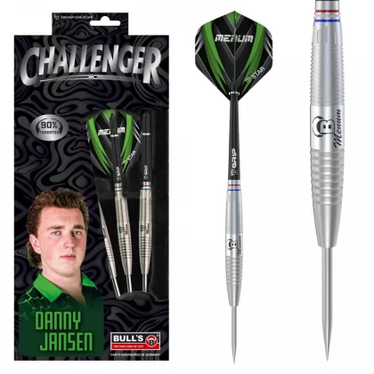 Dart szett BULL'S Challenger Steel D.Jansen 26g 90%
