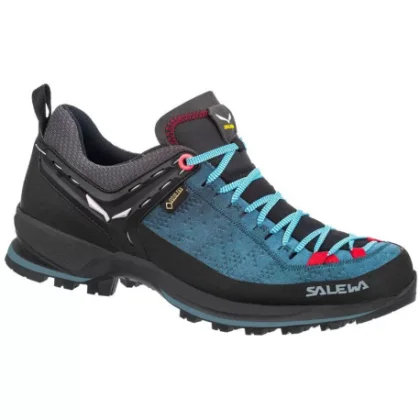 Női alacsony túracipő SALEWA Mountain Trainer 2 GTX W dark denim fluo coral