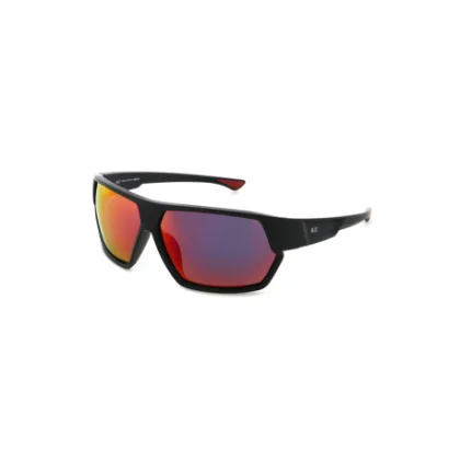 Polarizált napszemüvegek H.I.S. POLARIZED HPS37105-1, black, smoke with red mirror POL, 66-10-142