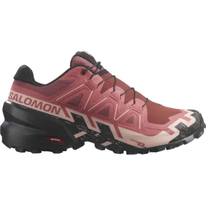 Női terepfutó cipő SALOMON Speedcross 6 W cow hide black english rose