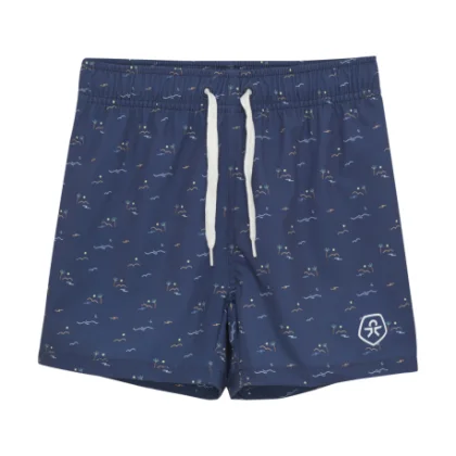 Fiú úszónadrágok COLOR KIDS Swim Shorts, AOP, dress blues