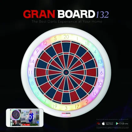 Dartsgép elektromos Online, Granboard132, verseny méretű szektorokkal