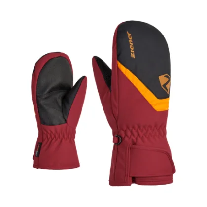 Síkes kesztyűk ZIENER LORIANO AS(R) MITTEN glove junior, red cabin