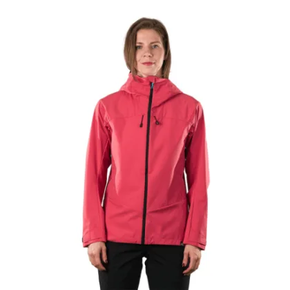 Női túrázó Softshell kabát kapucnival NORTHFINDER SHYANN 490coral