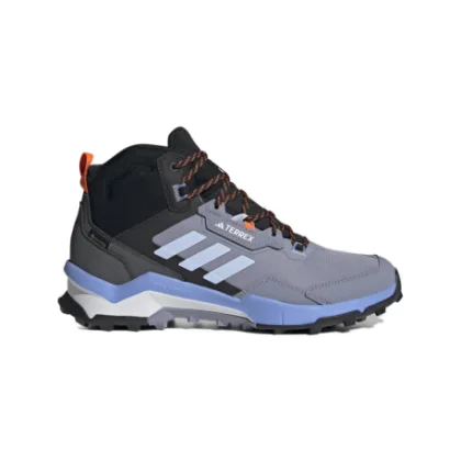 Férfi bokáig érő túracipő ADIDAS Terrex AX4 Mid GTX silver violet blue dawn core black