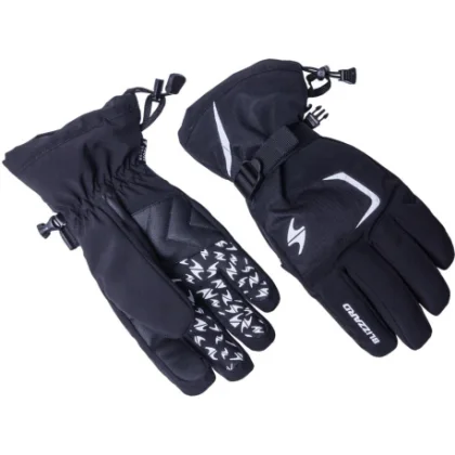 Síkes kesztyűk BLIZZARD Reflex ski gloves, black silver