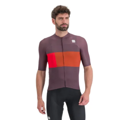 Férfi rövidujjú kerékpáros mez SPORTFUL Snap jersey, huckleberry
