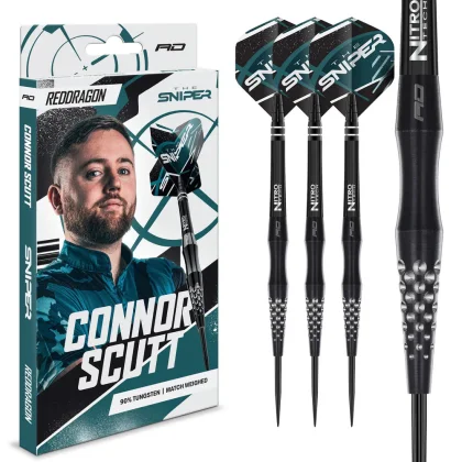 Dart szett Red Dragon steel Connor Scoutt 22gr, 90%