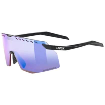 Kerékpáros napszemüvegek UVEX BRÝLE PACE STAGE CV BLACK MATT MIR. BLUE (S5330522280)