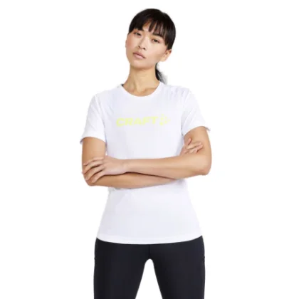 Női rövid ujjú edzőpóló CRAFT CORE UNIFY LOGO TEE W