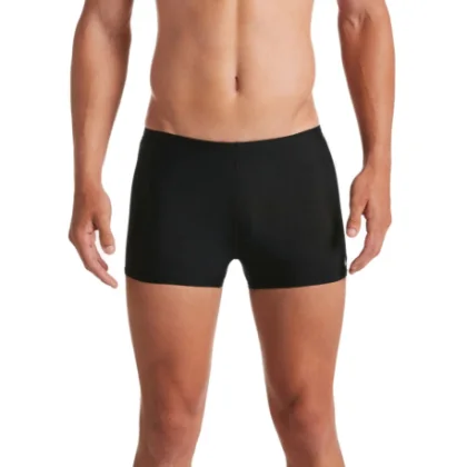 Férfi úszó boxeralsók NIKE SWIM SQUARE LEG BLACK-BLACK