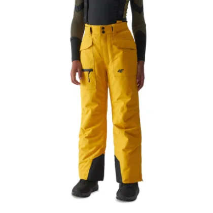 Fiú sí nadrágok 4F JUNIOR TROUSERS FNK-JAW23TFTRM360-71S-YELLOW