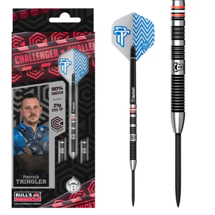 Dart szett Bull's Patrick Tringler Challenger, steel, 21g, 90%
