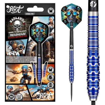 Darts szett Shot steel Badlands Tova 24gr 90% wolfram