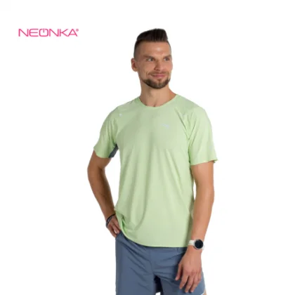 Férfi rövid ujjú futó póló ANTA SS Tee-MEN-852125127-3-Seed Green