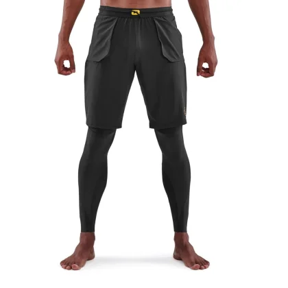 SKINS Compression Leggings Series-5 Travel and Recovery Black