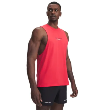 Férfi ujjatlan póló UNDER ARMOUR Tank-RED