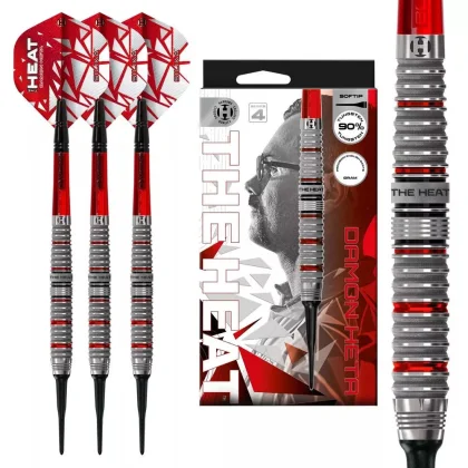Dart szett soft Harrows Damon Heta Series 4, 18g, 90% gravírozott