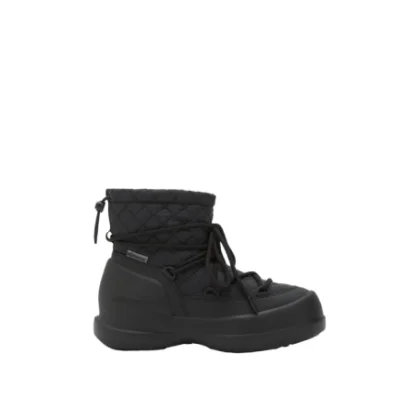 Bokacsizmák télen MOON BOOT MB MEZZALUNA QUILTED MID WP-N001 BLACK
