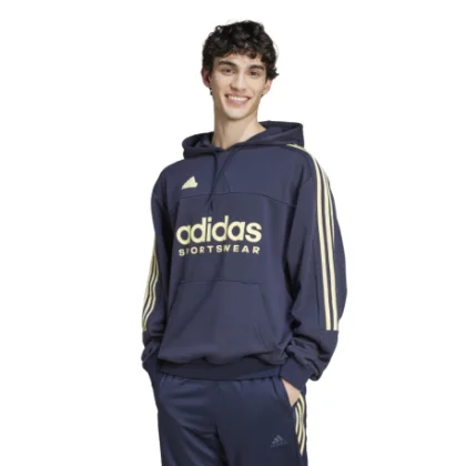 Férfi kapucnis pulóver ADIDAS M TIRO FT HDY-JE2936-Blue