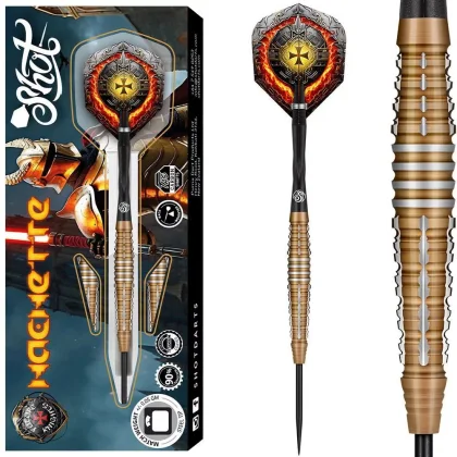 SHOT Future Knights Hachette darts szett, steel, 23g, 90%