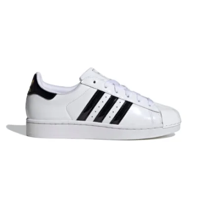 Női utcai cipők ADIDAS ORIGINALS Superstar II W cloud white core black gold metallic