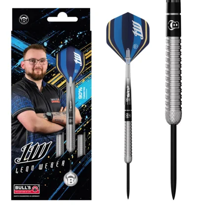 Dart szett Bull's Leon Weber, steel, 23g, 90%