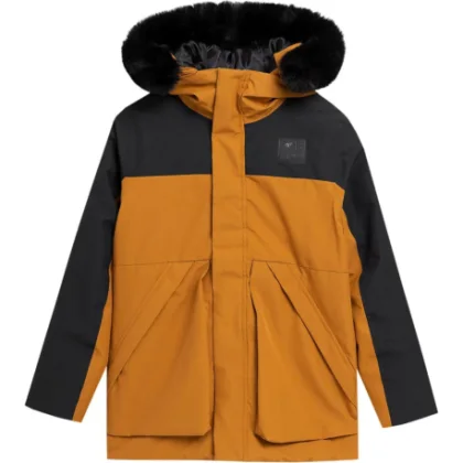 Fiú kabát 4F JUNIOR JACKET-JAW23TJACM109-82S-LIGHT BROWN