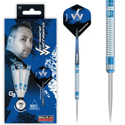 BULL'S Jermaine Wattimena G3 Steel Dart, 90%, 22g