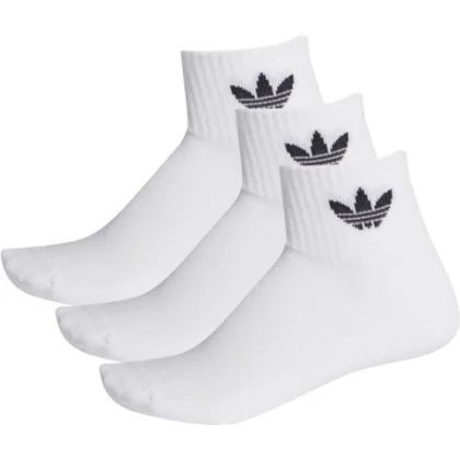 Zoknik ADIDAS ORIGINALS 3 PACK - MID ANKLE SCK-WHIT