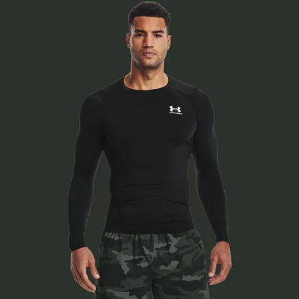 HG Armour Comp LS Black kompressziós póló – Under Armour