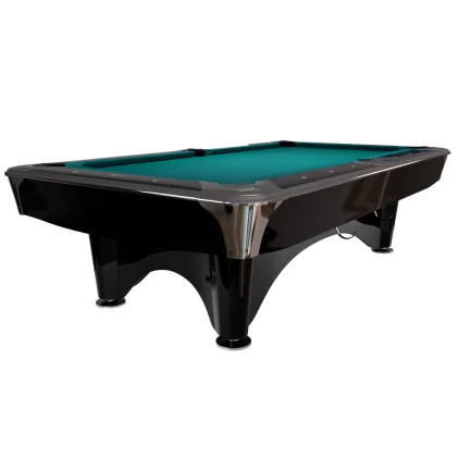 Biliárd asztal, Pool, Dynamic IV, 9 ft., fényes fekete, Simonis 760 posztóval