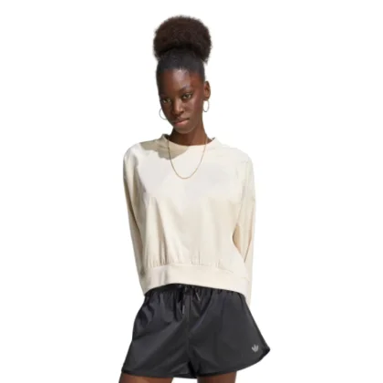 Női kapucnis pulóver ADIDAS ORIGINALS PEARL CREW WONWHI