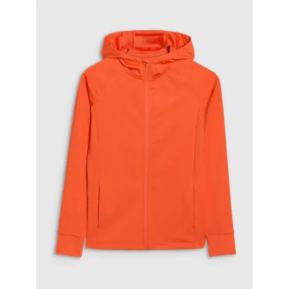 Női cipzáras edzőpulóver 4F SWEATSHIRT FNK F467-62S-RED