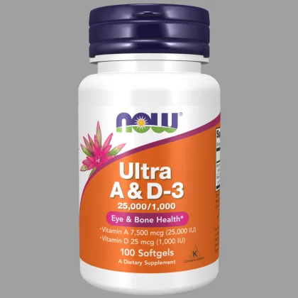 Ultra A & D-3 25,000/1,000 / 100 Softgels