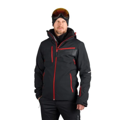 Férfi síkabát NORTHFINDER BARTALAN-277blackred