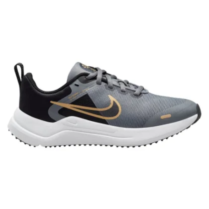 Junior sportcipő (edzőcipő) NIKE Downshifter 12 cool grey metallic gold black white