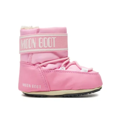 Junior magas téli cipők MOON BOOT MB CRIB NYLON JR-J004 LIGHT PINK