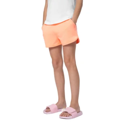 Lány melegítőnadrág rövidnadrág 4F JUNIOR SHORTS CAS F099-64N-SALMON CORAL NEON