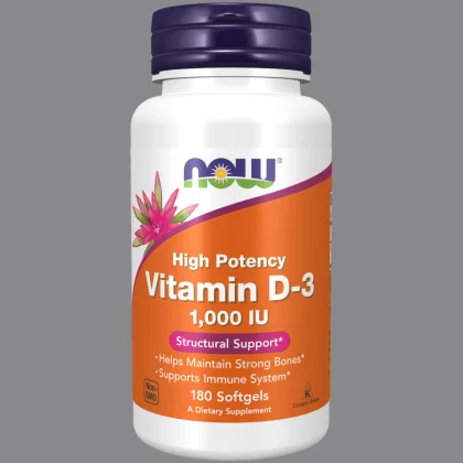 D-3 1,000 IU - 180 Softgels