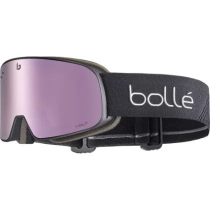 Síszemüveg BOLLE NEVADA SMALL Black Matte - Volt Pink Cat 2