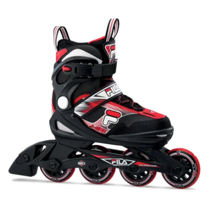 Fiú görkorcsolyák FILA SKATES J-One Jr black red